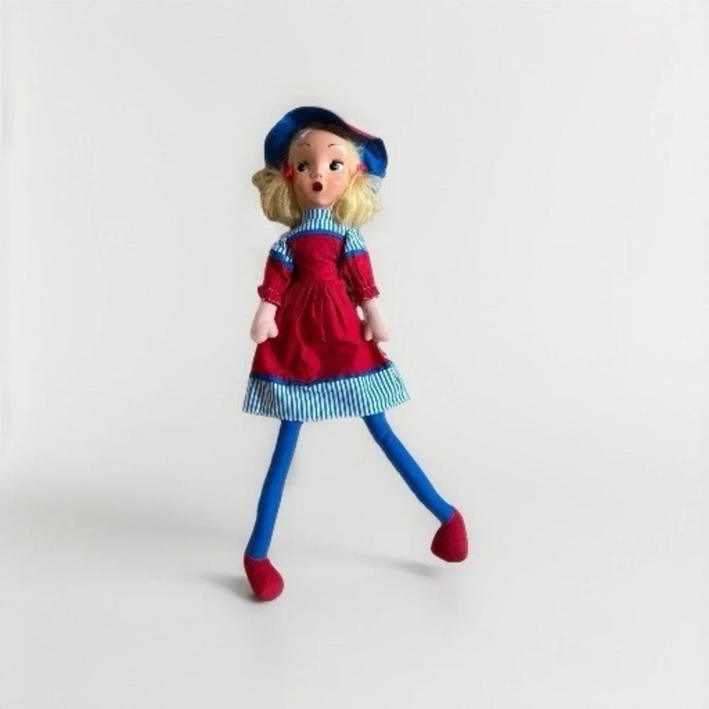 Vtg Looby Loo Cloth Rag Doll 25